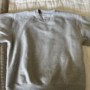 Aritzia sweatfleece perfect fit crew neck